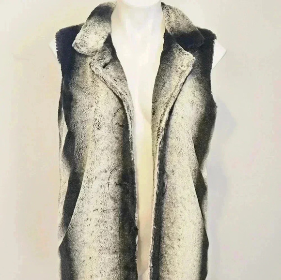 WOOLY BULLY WEAR COLORADO (ALTA) FAUX FUR VEST SIZE MEDIUM - Picture 4 of 14